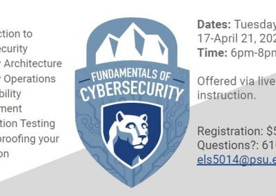 Fundamentals of Cybersecurity Spring 2020