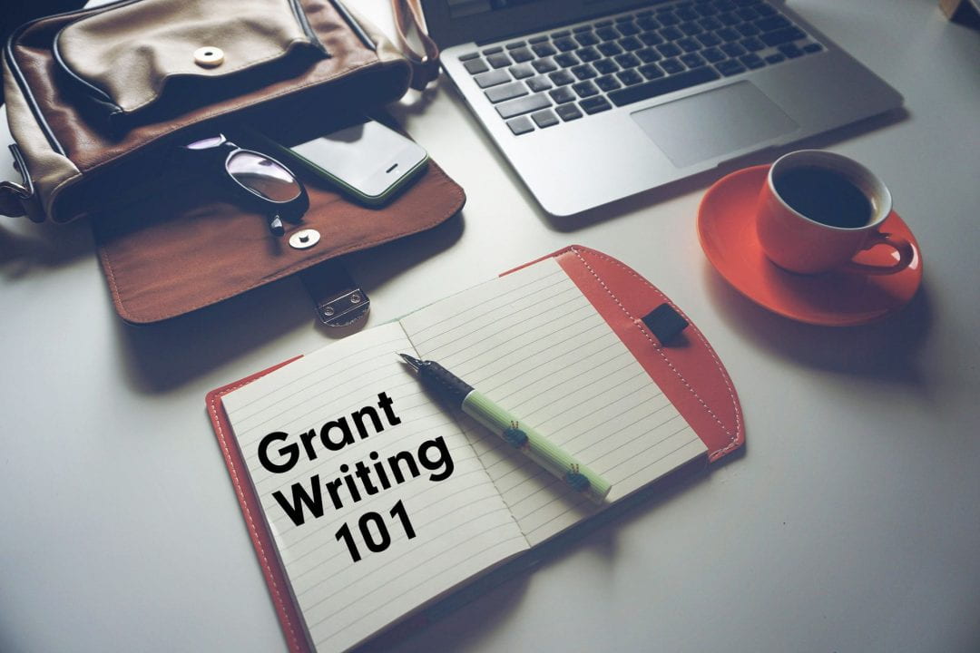 Grant writing 101 desk